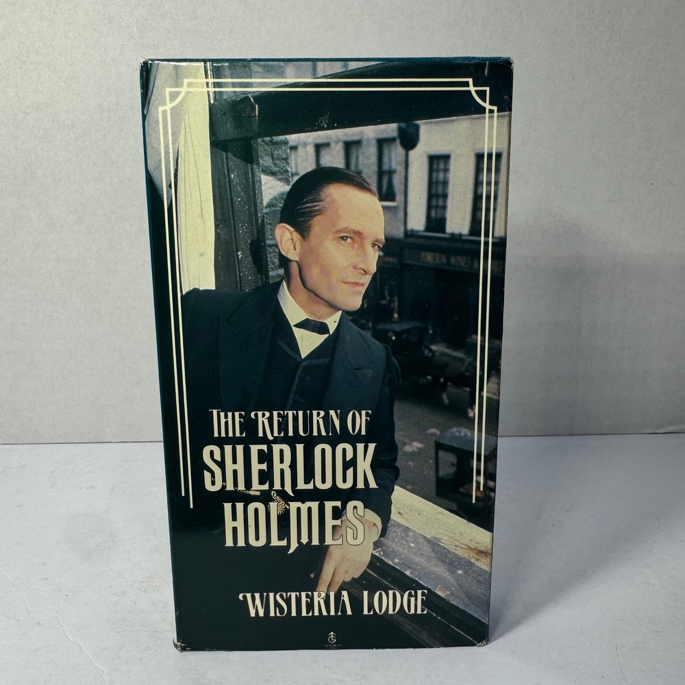 The Return of Sherlock Holmes Wisteria Lodge VHS Movie Jeremy Brett 1989 Vintage